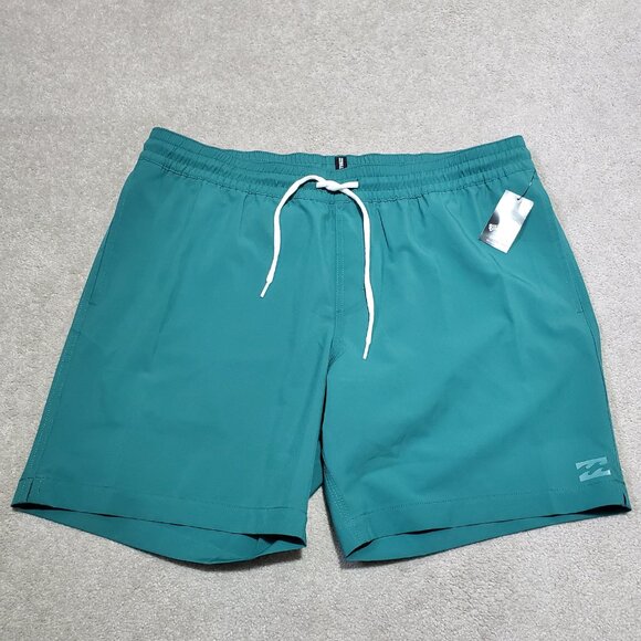 NWT BILLABONG Kai Hybrid Shorts 7" Unlined Lightweight Teal Pacific Used Men XXL - Picture 2 of 16